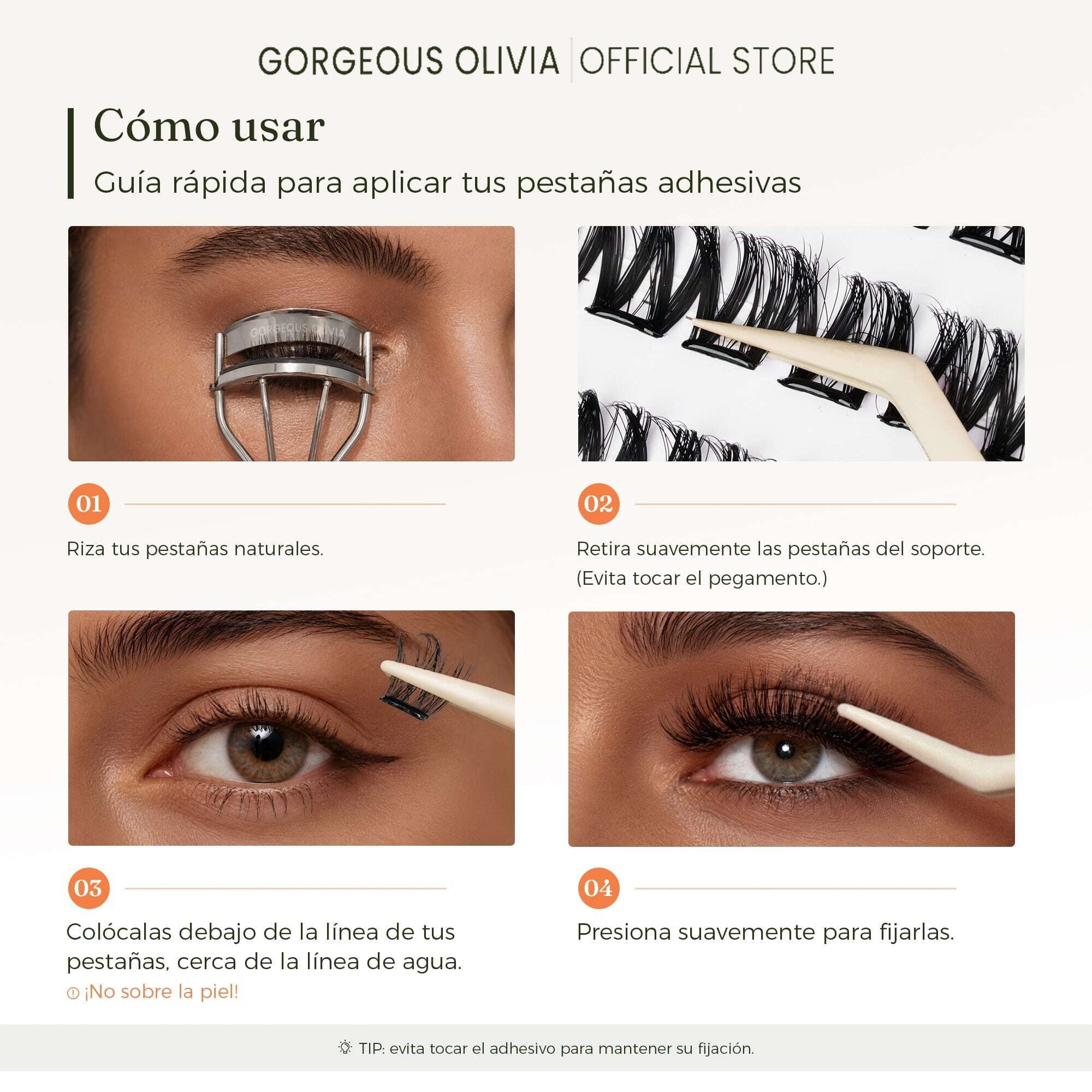 Self-Adhesive Cluster Eyelashes | Glue-Free, Easy & Natural