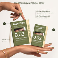 0.03 mm Self-Adhesive Eyelashes Portable version