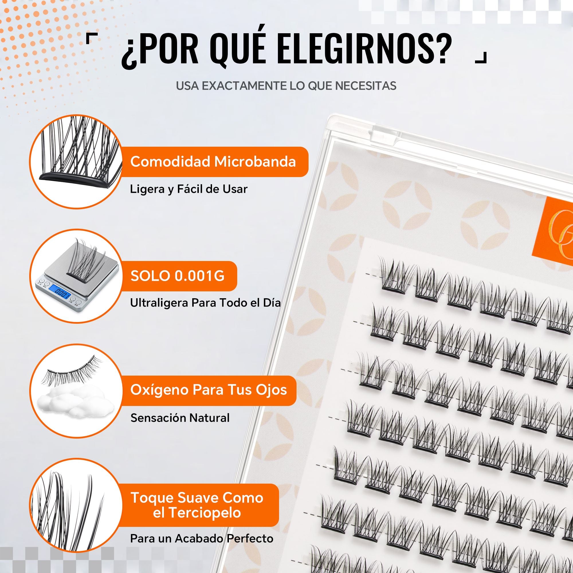 Self-Adhesive Lashes in One Size, Natural, Glue-Free and Easy for Beginners