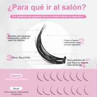 Self-Adhesive Cluster Eyelashes | Glue-Free, Easy & Natural