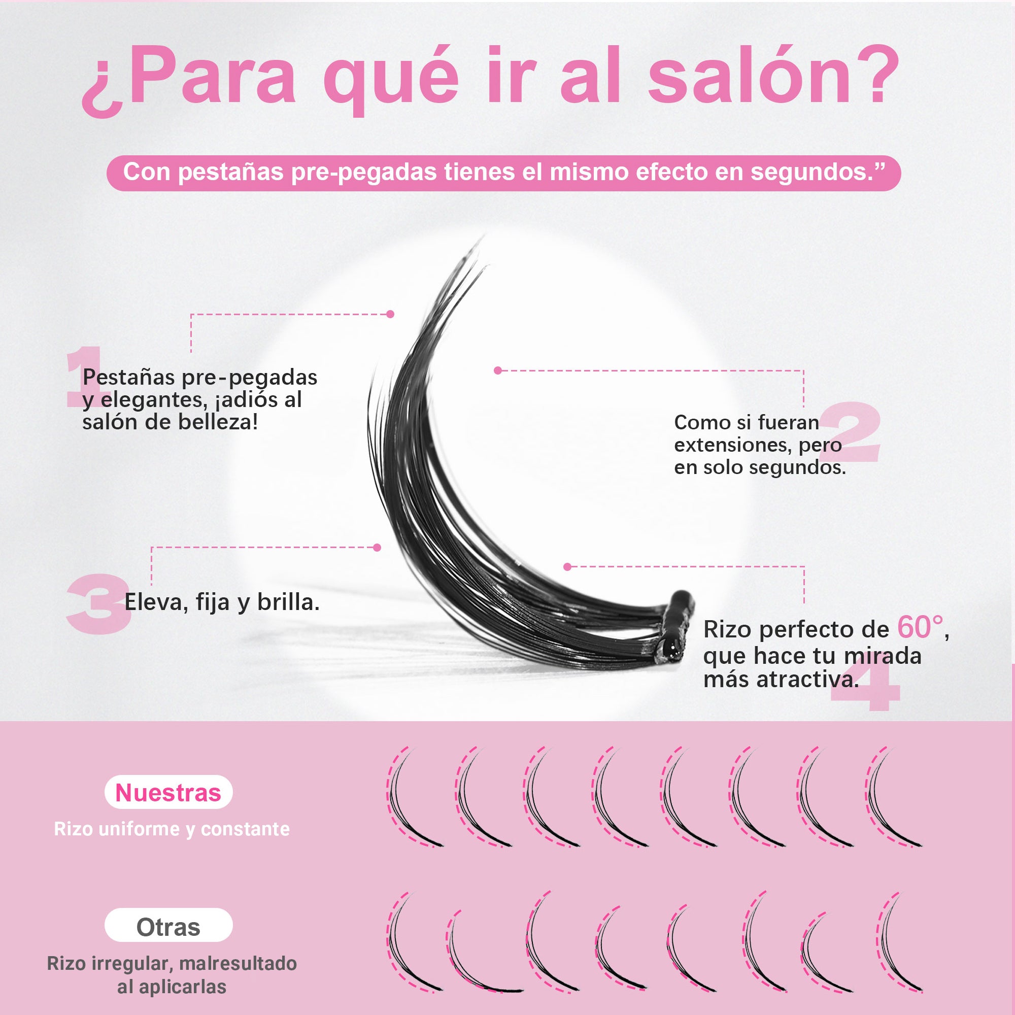 Self-Adhesive Cluster Eyelashes | Glue-Free, Easy & Natural