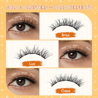 3D Natural Layer No-Glue Lashes 10–16mm