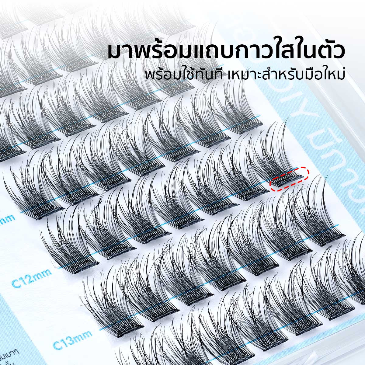 PRESSNGLOW 3D สวีทลัชเชอร์  3D Sweet Lusher false eyelashes gorgeousolivia GO01