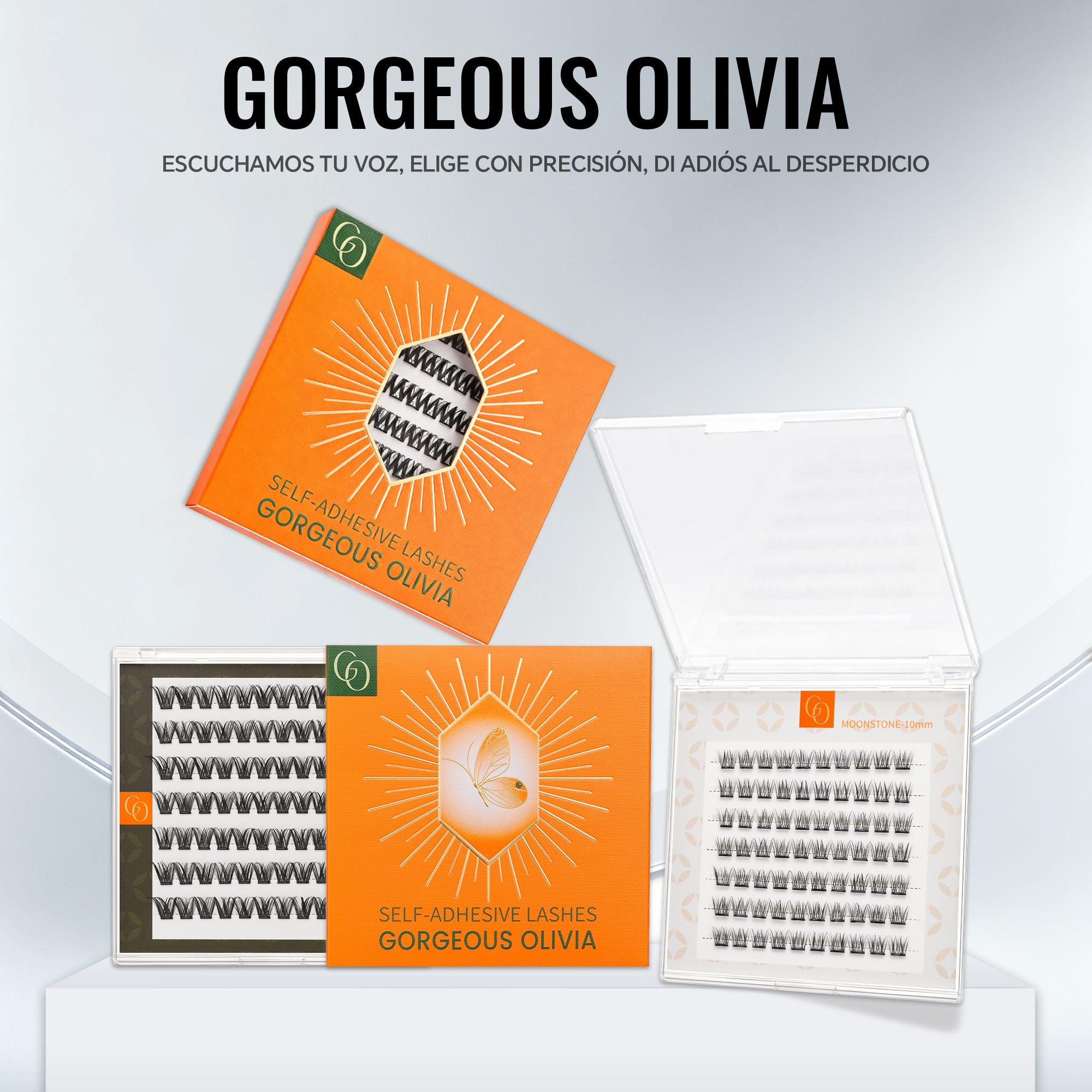 Self-Adhesive Lashes in One Size, Natural, Glue-Free and Easy for Beginners