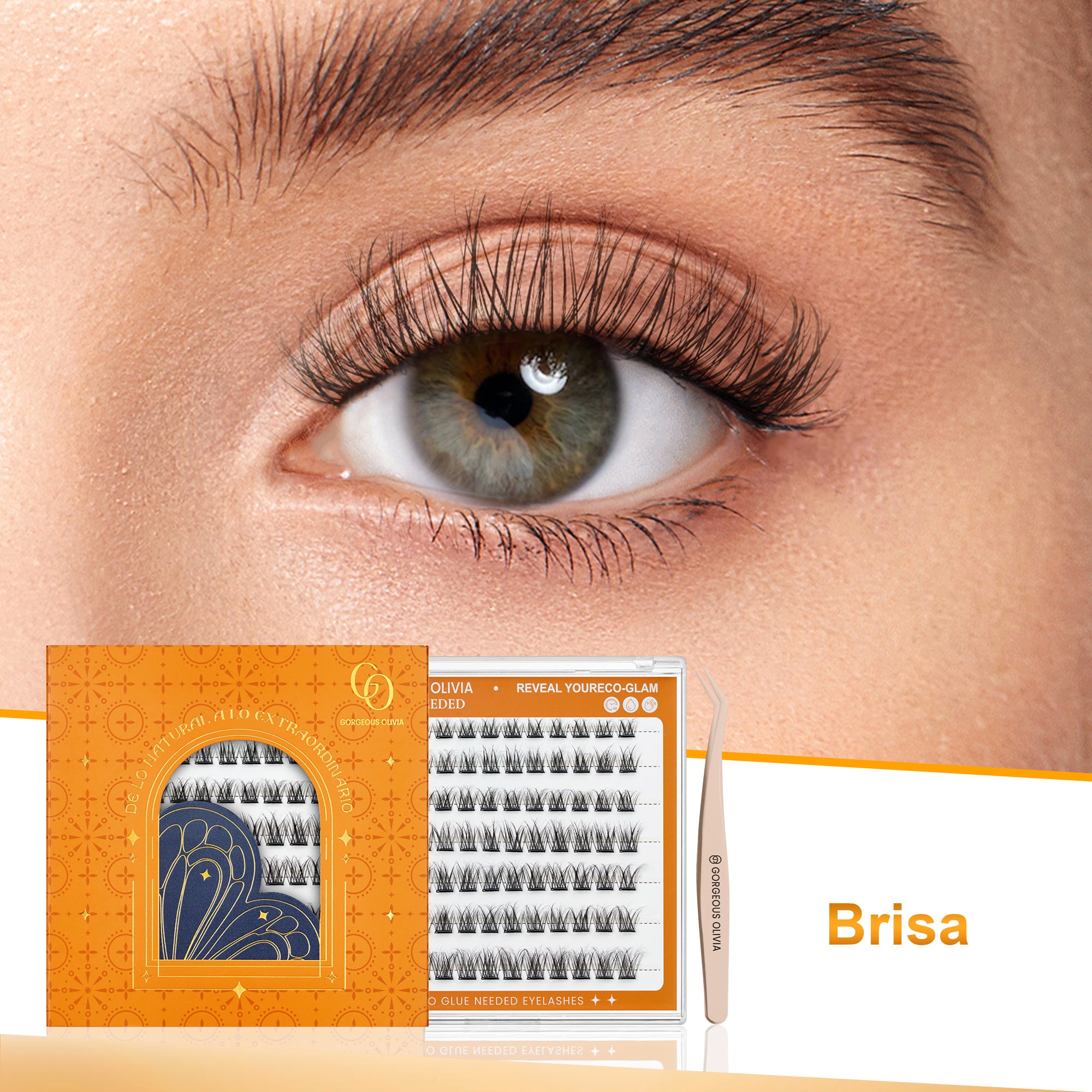 3D Natural Layer No-Glue Lashes 10–16mm