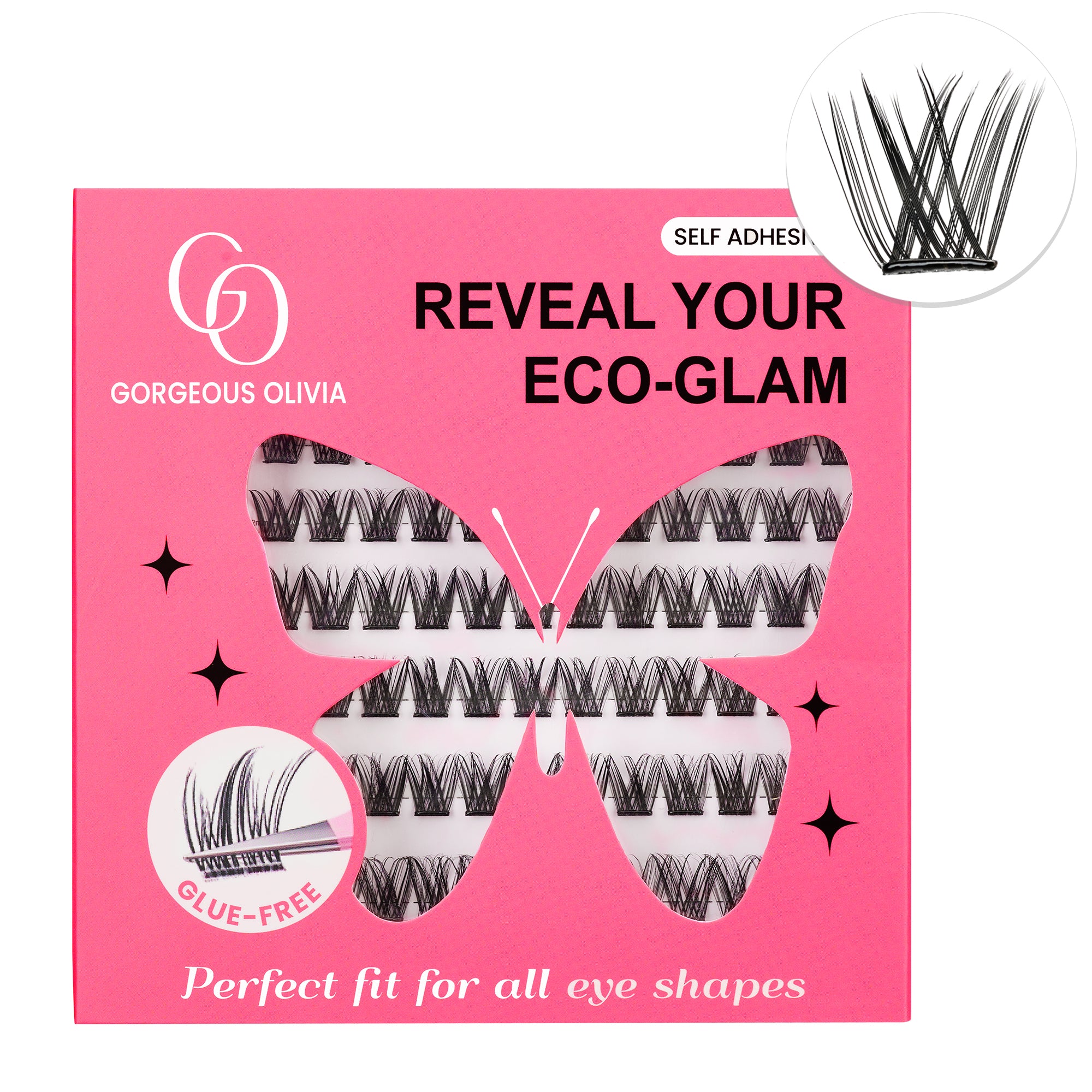 Glue-free False Eyelashes Black Onyx_5