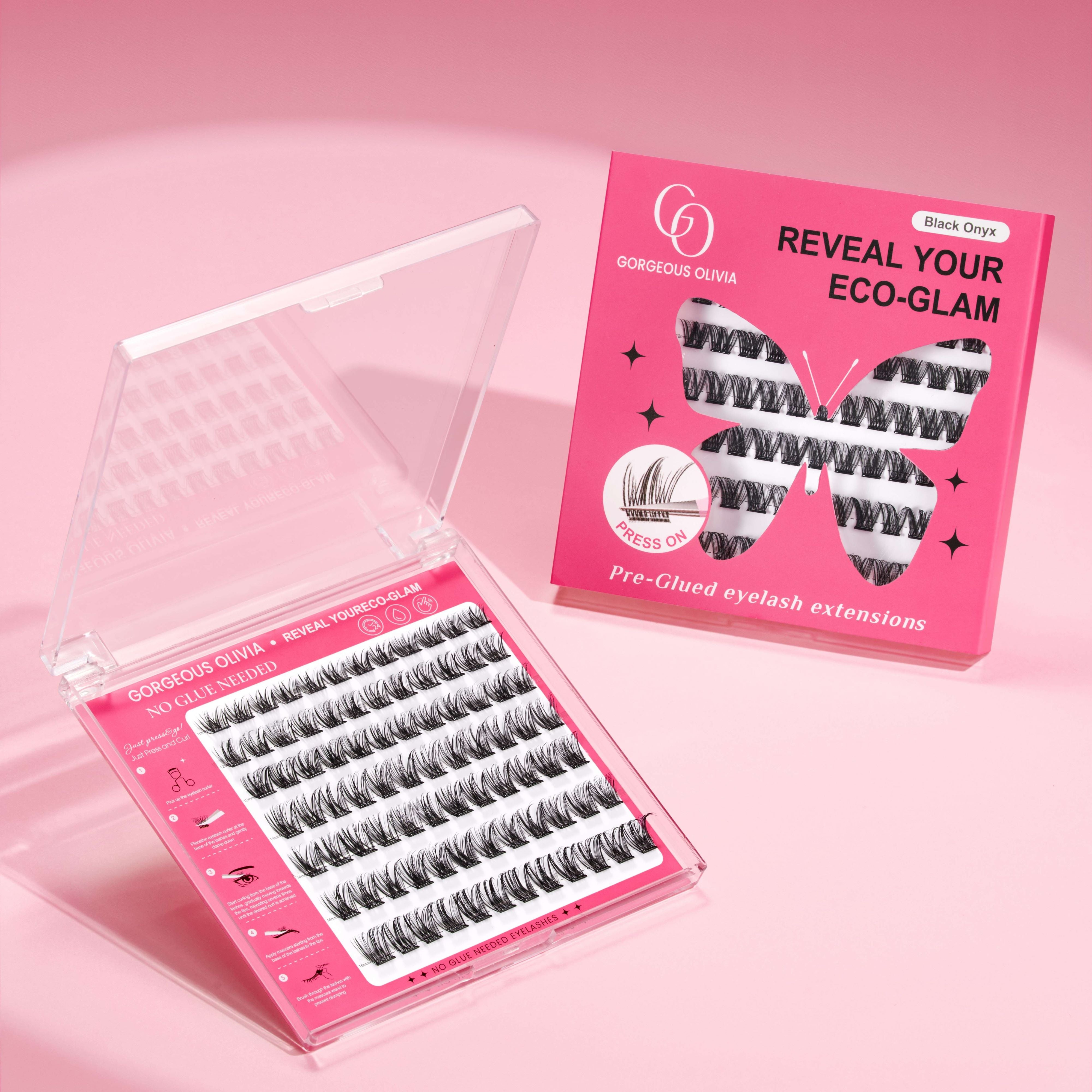 Glue-free False Eyelashes Black Onyx_6