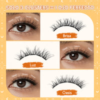 Glue-free False Eyelashes Oasis-5