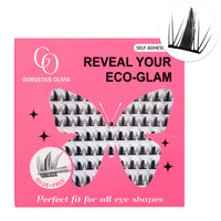 Glue-free False Eyelashes Obsidian__4