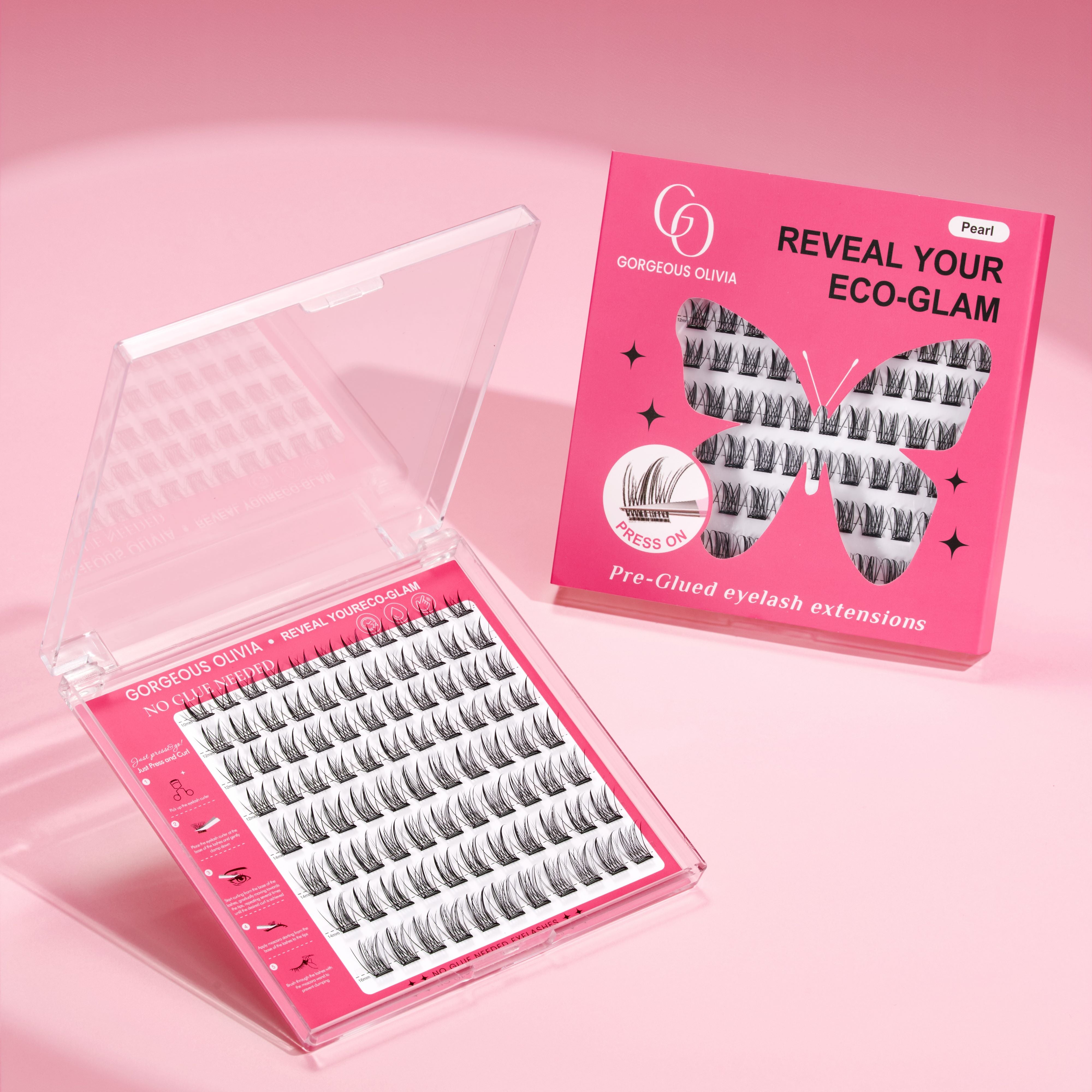 Glue-free False Eyelashes Pearl-4
