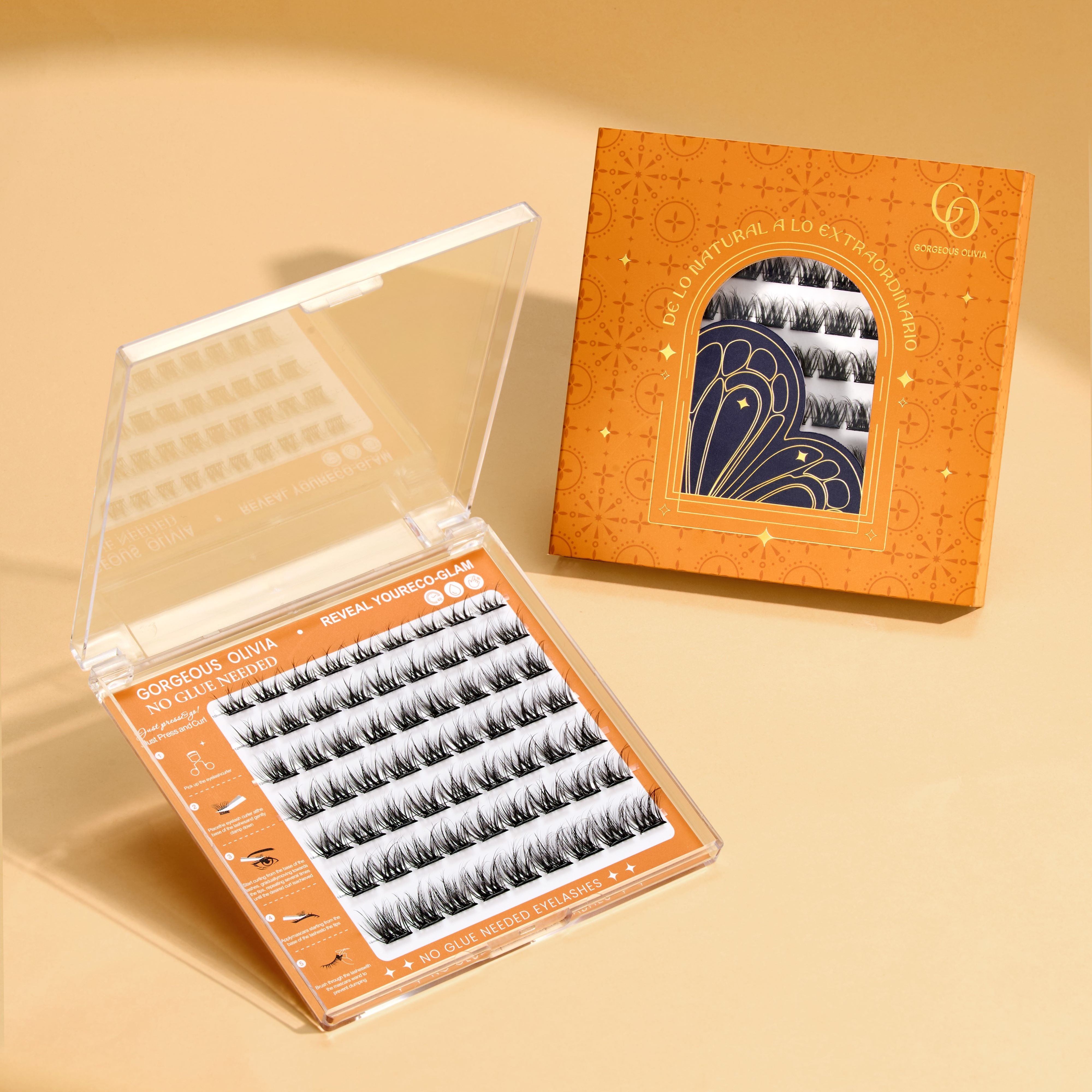 Glue-free False Eyelashes Oasis-6