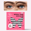 Gorgeous Olivia Ruby self-adhesive lash clusters with uniform length natural volume