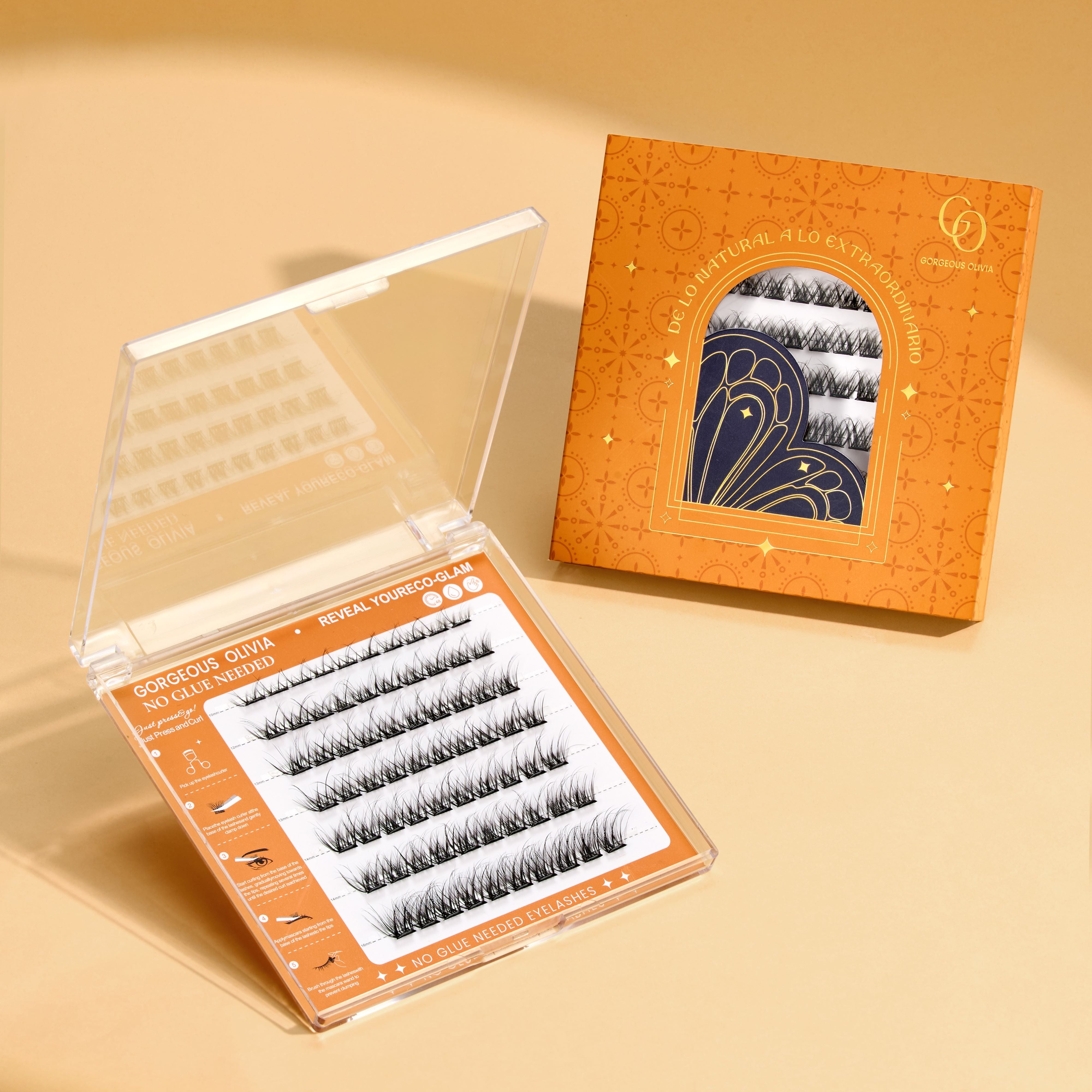 Glue-free False Eyelashes Luz_5