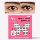 Self-Adhesive Cluster Eyelashes | Glue-Free, Easy & Natural