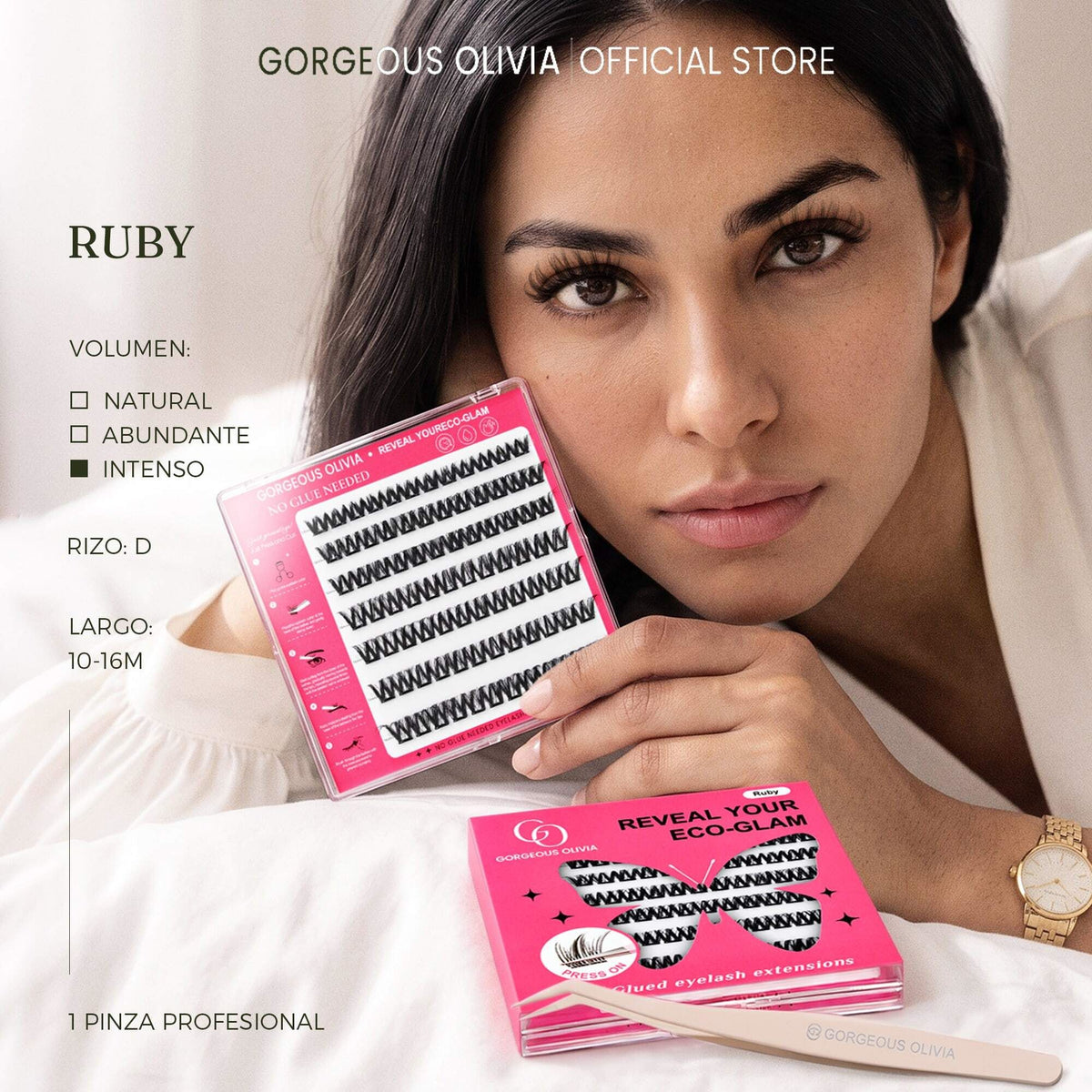 Self-Adhesive Cluster Eyelashes | Glue-Free, Easy & Natural